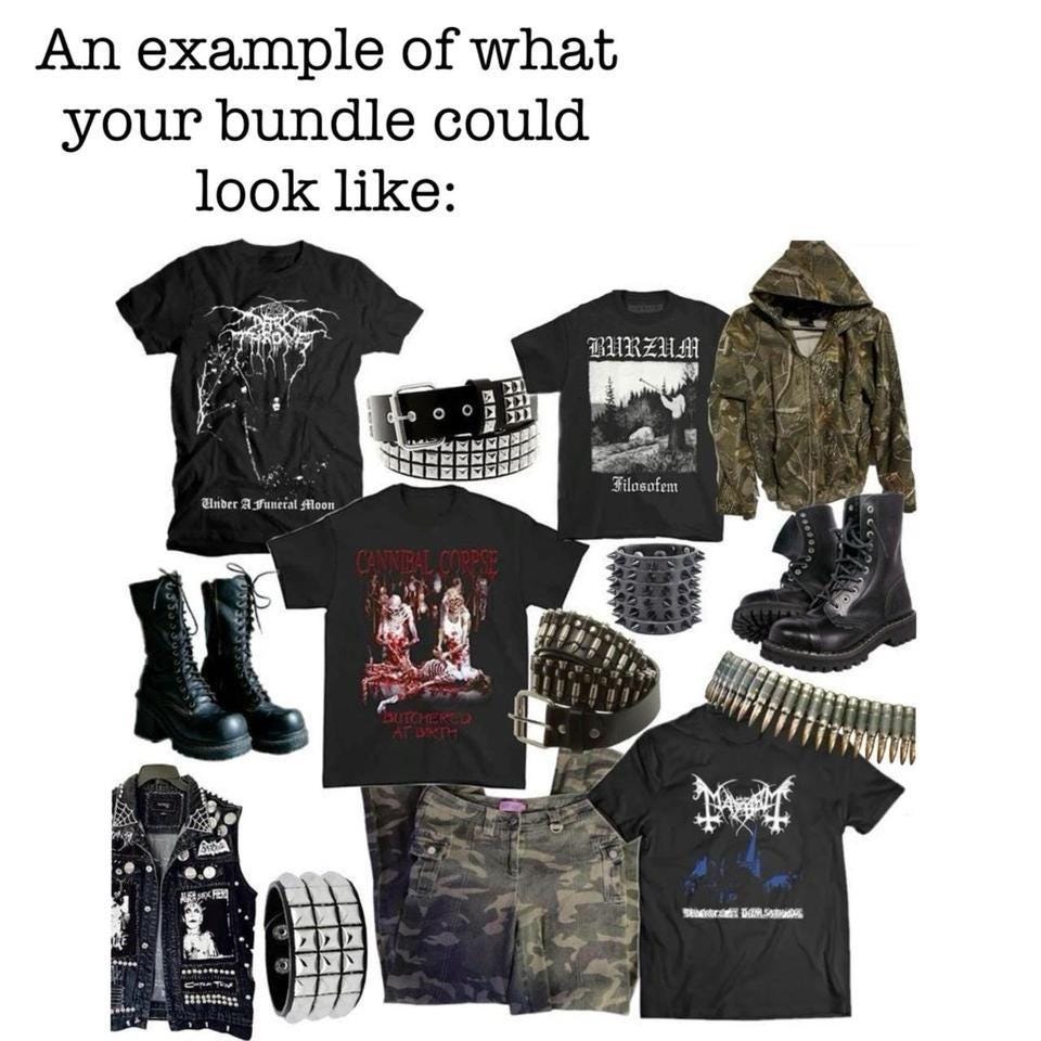 Men’s Metal Head Style Bundle