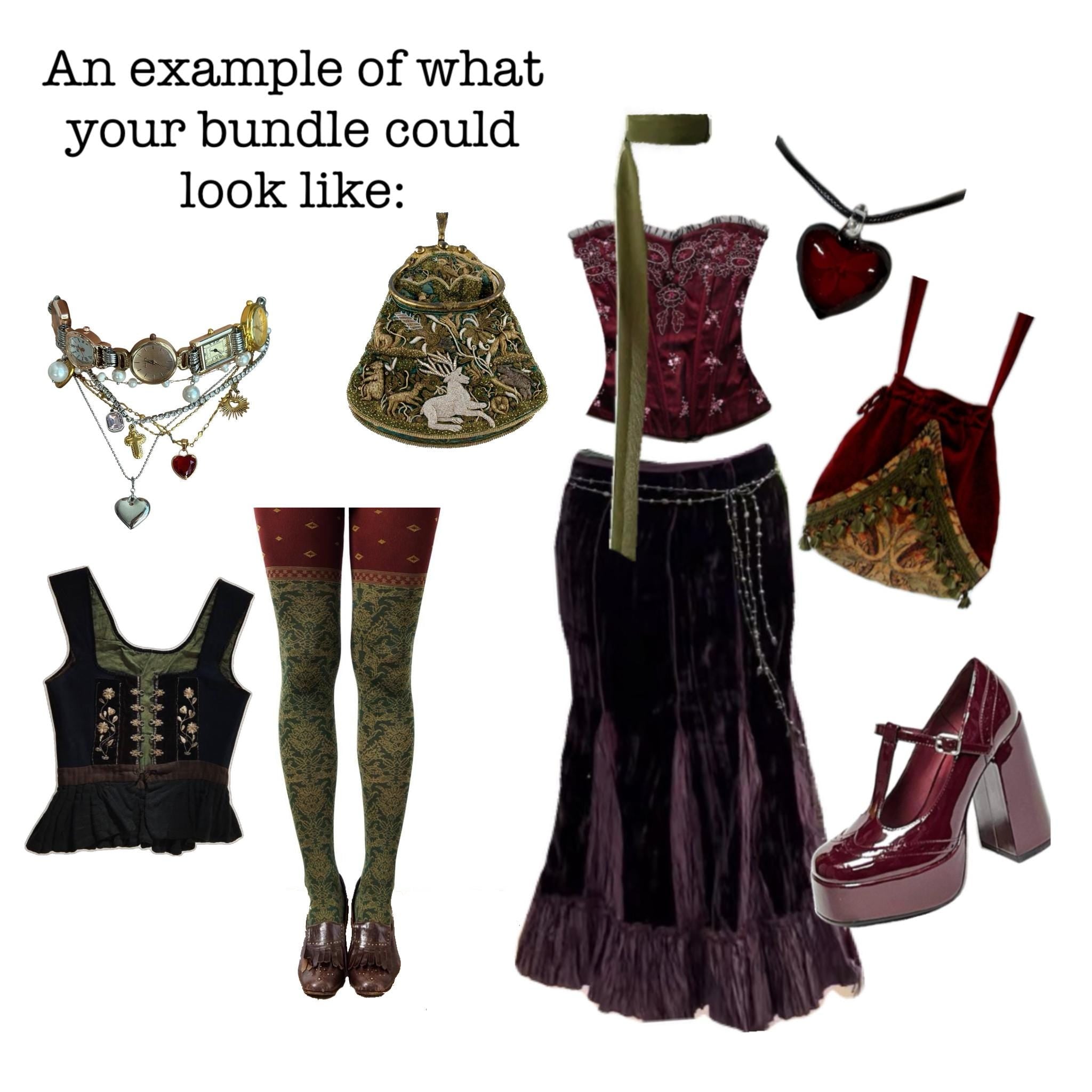 Medieval Style Bundle ( Castlecore / Renaissance / Gothic Medieval )