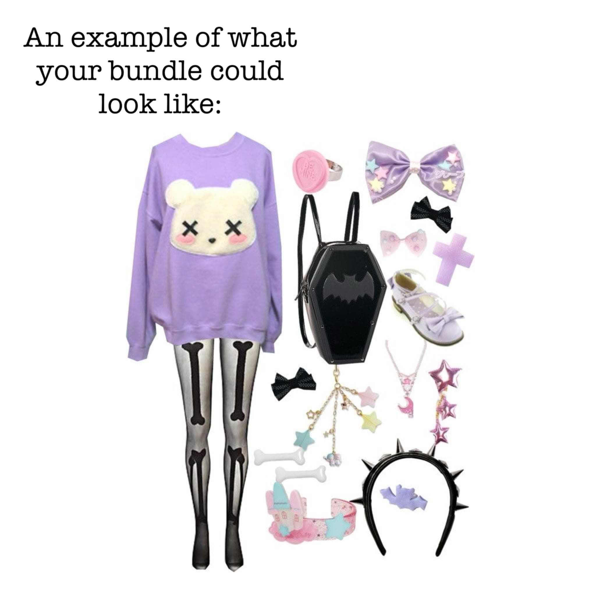 Pastel Goth Style Bundle