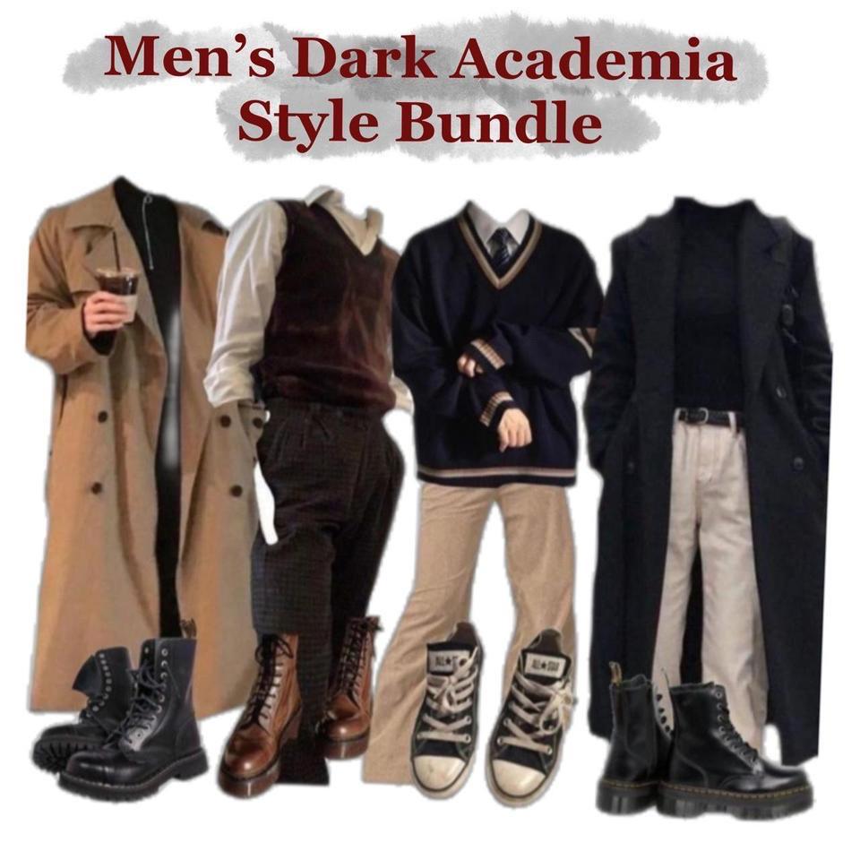 Men’s Dark Academia Style Bundle