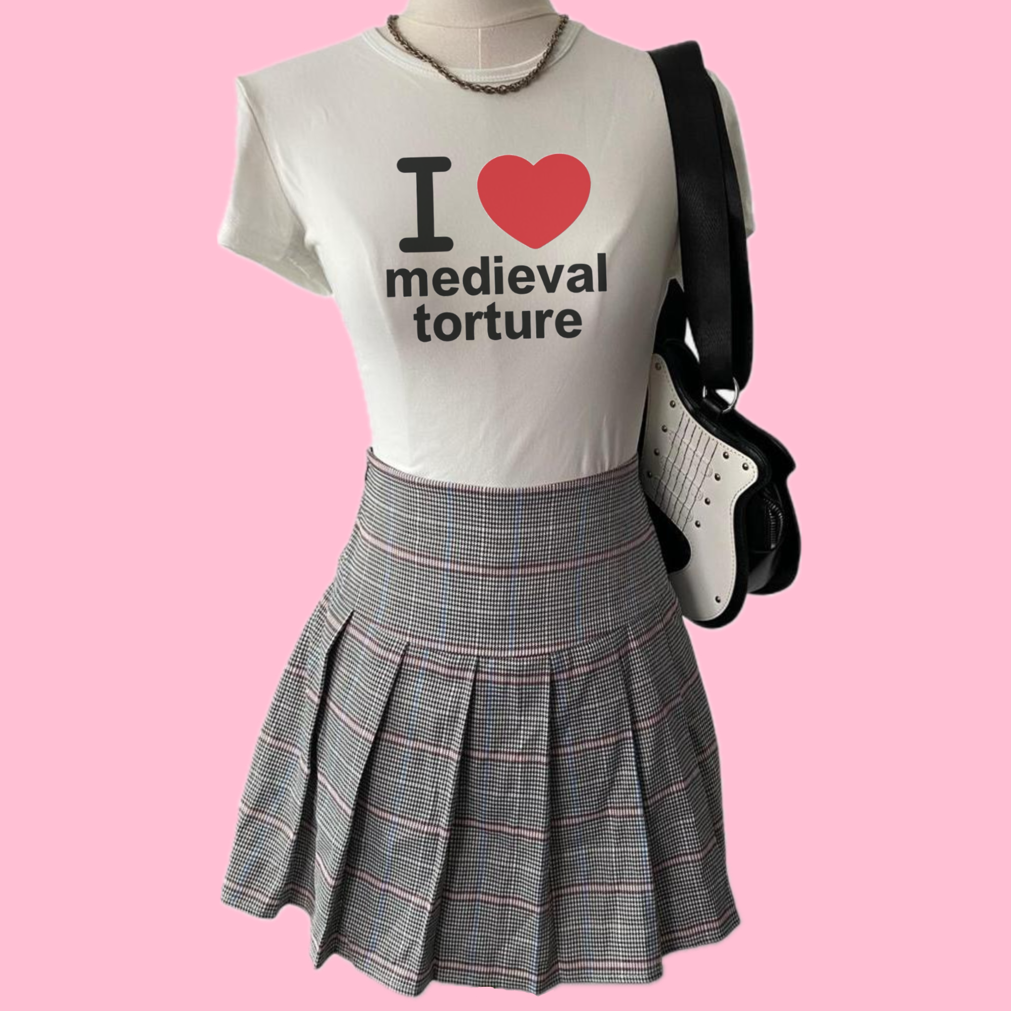 I <3 Medieval Torture - Fitted + Cropped Tee