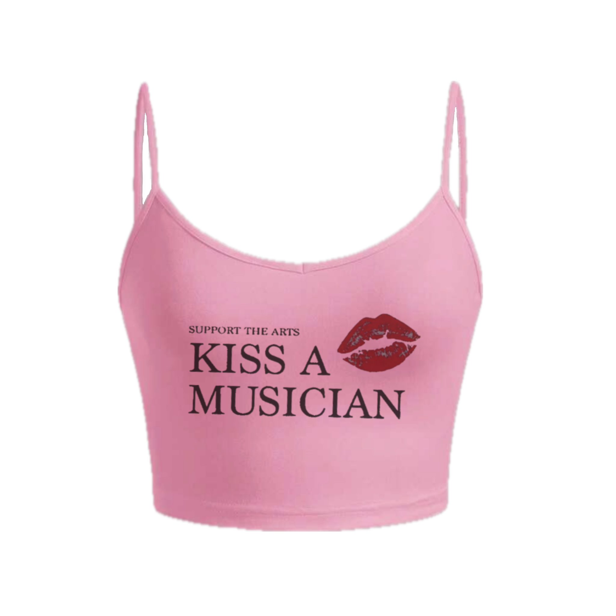 Kiss a Musician - Cropped Tank